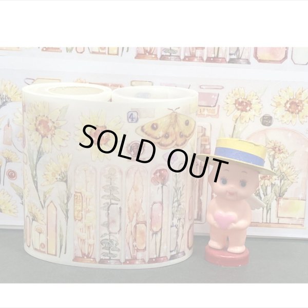 画像8: 試験管とマーガレット＊特殊インク＊はく離式＊新七天＊海外マステ＊クリックポスト不可 (8)