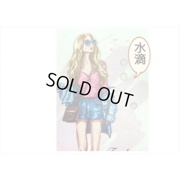 画像10: オシャレなレディ＊(6)・サングラスの女性＊15枚＊海外製 (10)