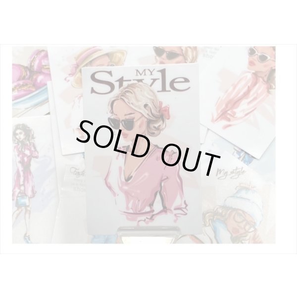 画像3: オシャレなレディ＊(6)・サングラスの女性＊15枚＊海外製 (3)