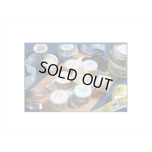 画像12: アンティーククーポン＊青色チケット＊はく離式＊海外マステ (12)