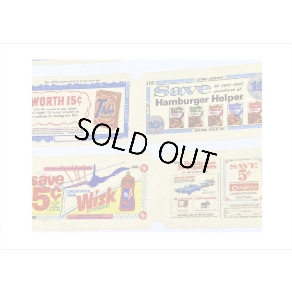 画像4: アンティーククーポン＊洗剤チケット＊はく離式＊海外マステ (4)