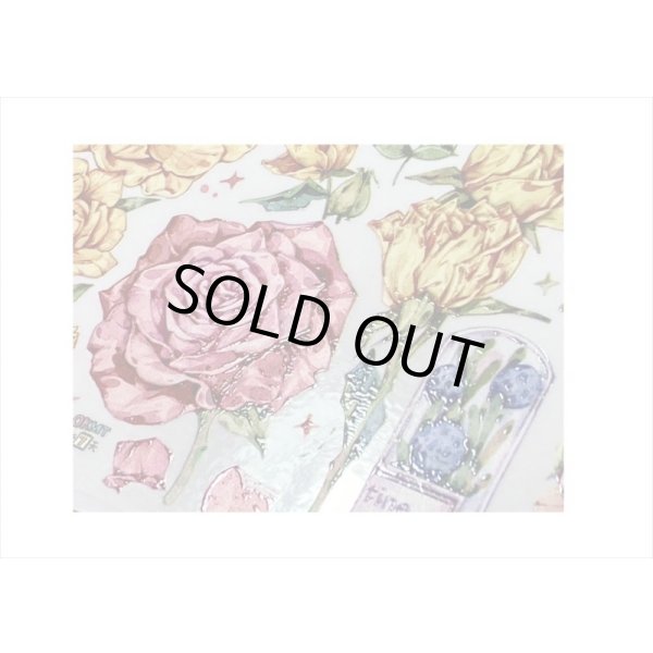 画像4: 満開の花＊特殊インク＊PETテープ＊新七天＊はく離式＊海外マステ＊クリックポスト不可 (4)