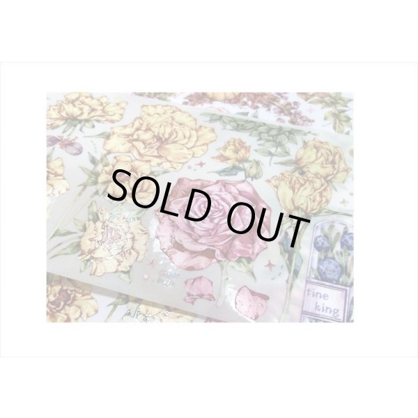 画像8: 満開の花＊特殊インク＊PETテープ＊新七天＊はく離式＊海外マステ＊クリックポスト不可 (8)