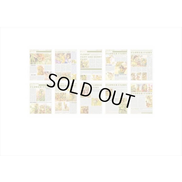 画像7: 花の妖精＊小さな新聞＊ペーパーセット＊60枚＊海外製 (7)