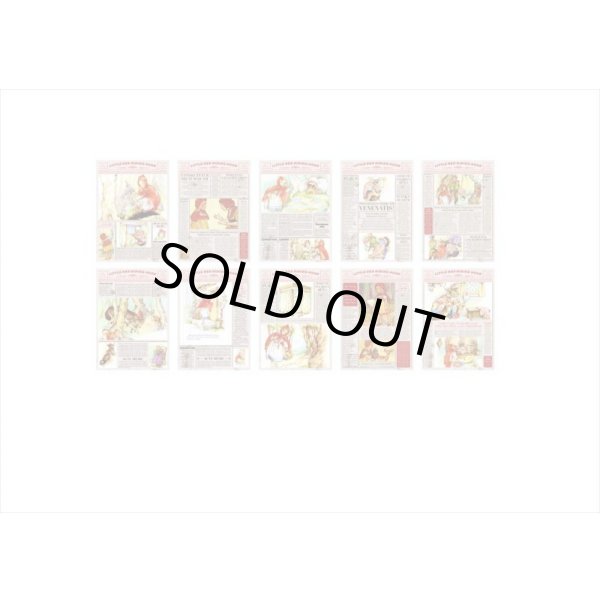 画像8: 赤ずきん＊小さな新聞＊ペーパーセット＊60枚＊海外製 (8)