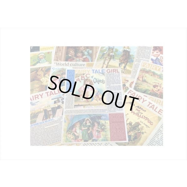 画像3: おとぎ話＊小さな新聞＊ペーパーセット＊60枚＊海外製 (3)