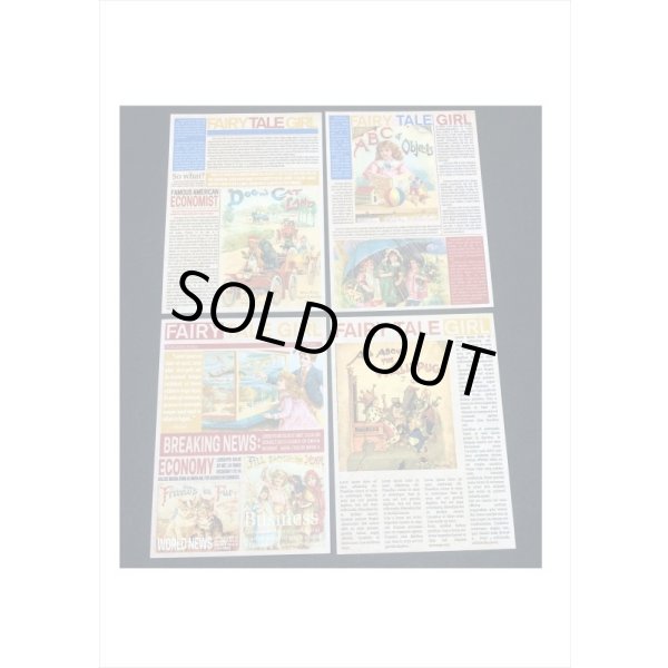 画像6: おとぎ話＊小さな新聞＊ペーパーセット＊60枚＊海外製 (6)