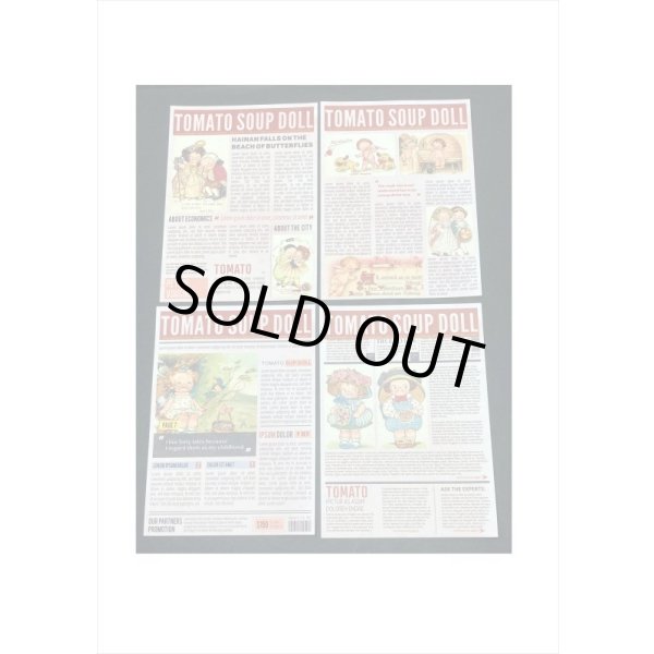 画像5: トマトドール＊小さな新聞＊ペーパーセット＊60枚＊海外製 (5)
