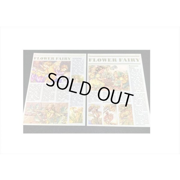 画像4: 花の妖精＊小さな新聞＊ペーパーセット＊60枚＊海外製 (4)