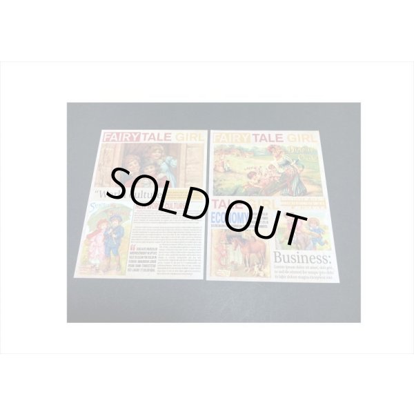 画像4: おとぎ話＊小さな新聞＊ペーパーセット＊60枚＊海外製 (4)