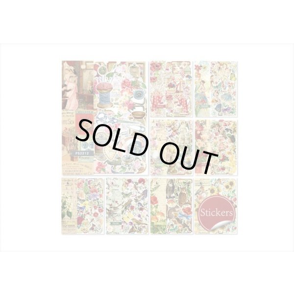 画像5: いろいろ使えるダイカット＊2204＊光沢シール＊40枚＊海外製 (5)