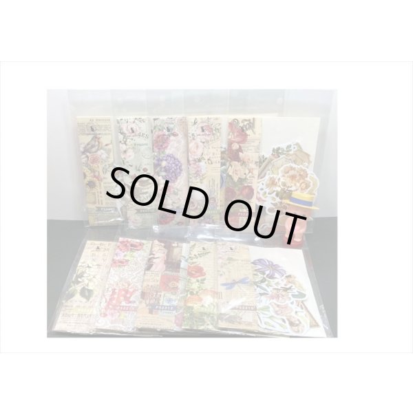 画像6: いろいろ使えるダイカット＊2204＊光沢シール＊40枚＊海外製 (6)