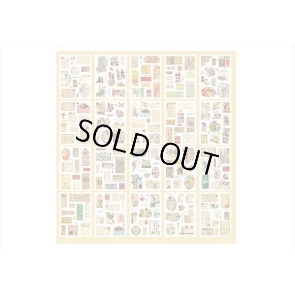 画像9: 3種のシールブック＊コラージュ＊ダイカット＊20シート＊海外製 (9)