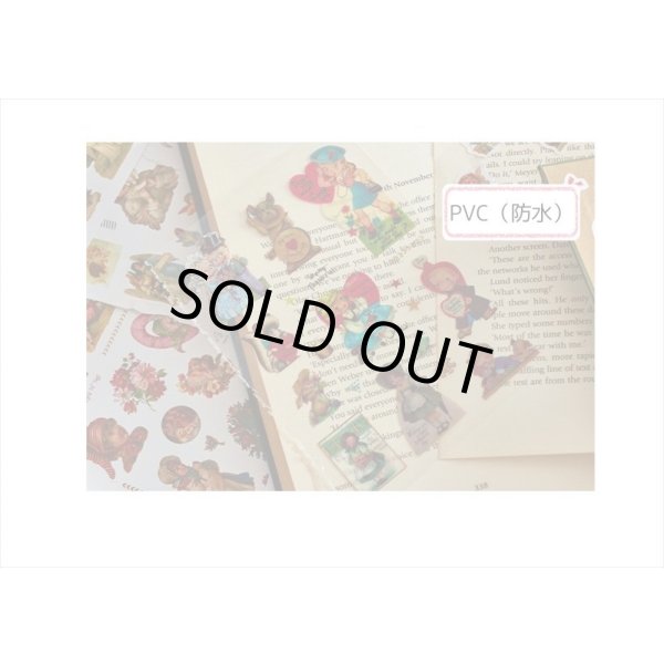 画像15: 3種のシールブック＊コラージュ＊ダイカット＊20シート＊海外製 (15)