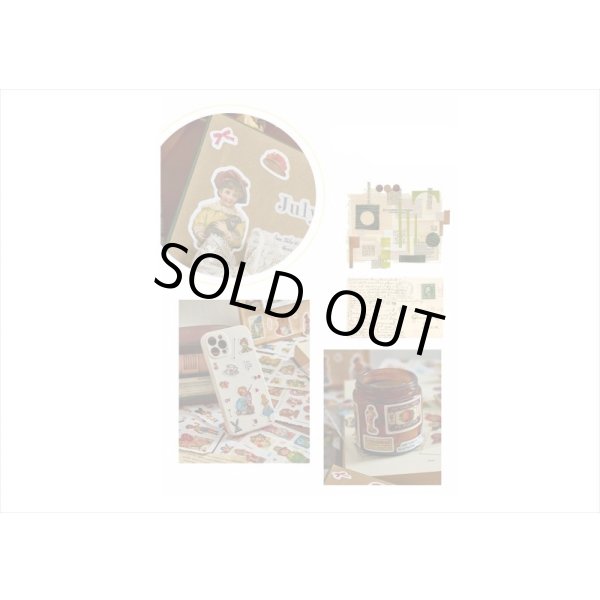 画像16: 3種のシールブック＊コラージュ＊ダイカット＊20シート＊海外製 (16)