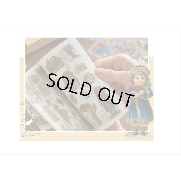 画像14: 3種のシールブック＊コラージュ＊ダイカット＊20シート＊海外製 (14)