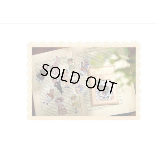 画像4: 貴族＊和紙シール＊レトロ＊着せ替え人形＊30枚入り＊海外製 (4)