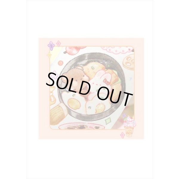 画像9: クッキング♪くま＆うさぎ✿和紙テープ＊特殊インク＊はく離式＊海外マステ＊クリックポスト不可 (9)