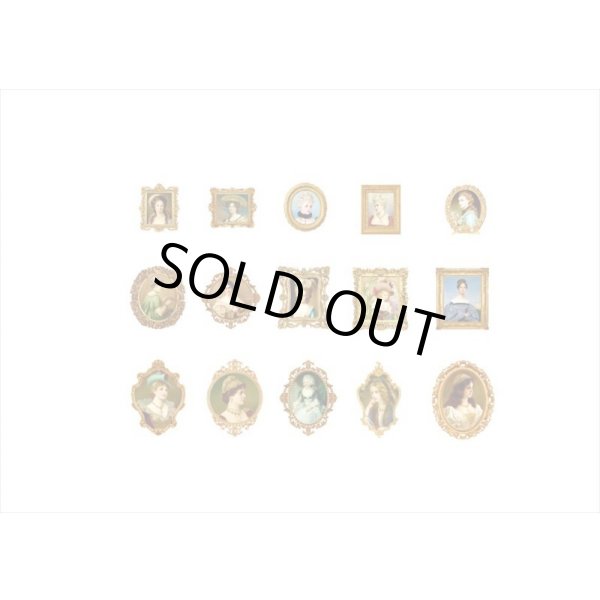 画像8: フレーム付＊貴族＊PETシール＊30枚入り＊海外製 (8)