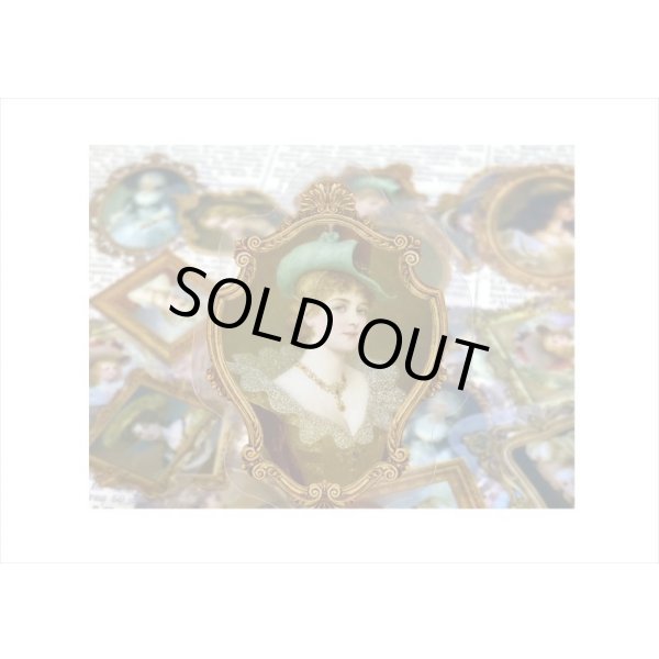 画像4: フレーム付＊貴族＊PETシール＊30枚入り＊海外製 (4)