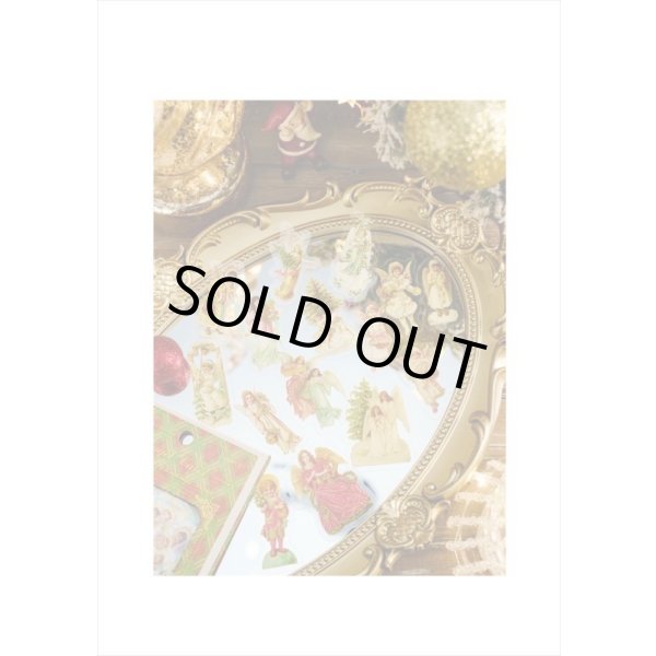 画像10: 箔押し＊クリスマス＊天使＊PETシール＊30枚入り＊海外製 (10)