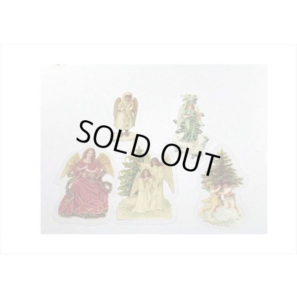 画像7: 箔押し＊クリスマス＊天使＊PETシール＊30枚入り＊海外製 (7)