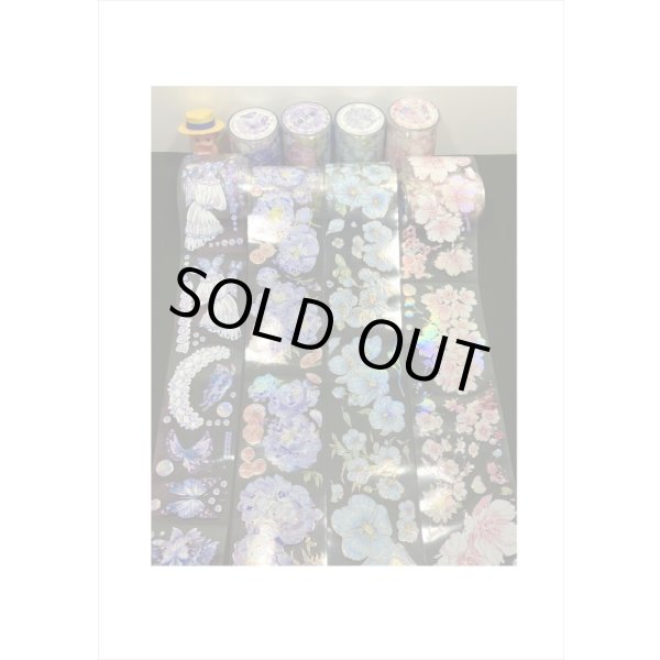 画像17: エンボス金箔＊桜＊PETテープ＊はく離式＊海外マステ＊クリックポスト不可 (17)