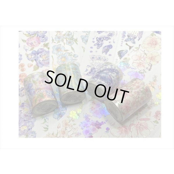 画像13: エンボス金箔＊桜＊PETテープ＊はく離式＊海外マステ＊クリックポスト不可 (13)