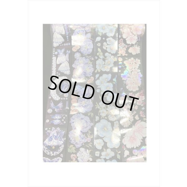 画像16: エンボス金箔＊桜＊PETテープ＊はく離式＊海外マステ＊クリックポスト不可 (16)