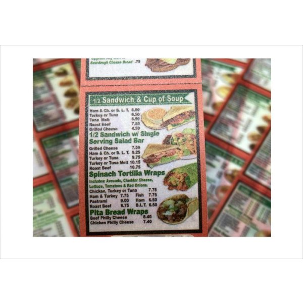 画像4: 復刻版！バーガーチケット＊トレペ＊ミシン目入り＊オリジナル (4)