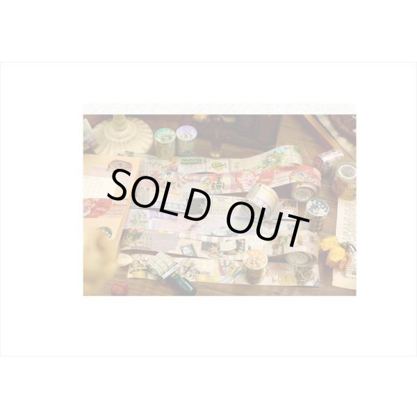 画像8: カラフルドリンク＊箔押し＊和紙テープ＊はく離式＊海外マステ＊クリックポスト不可 (8)