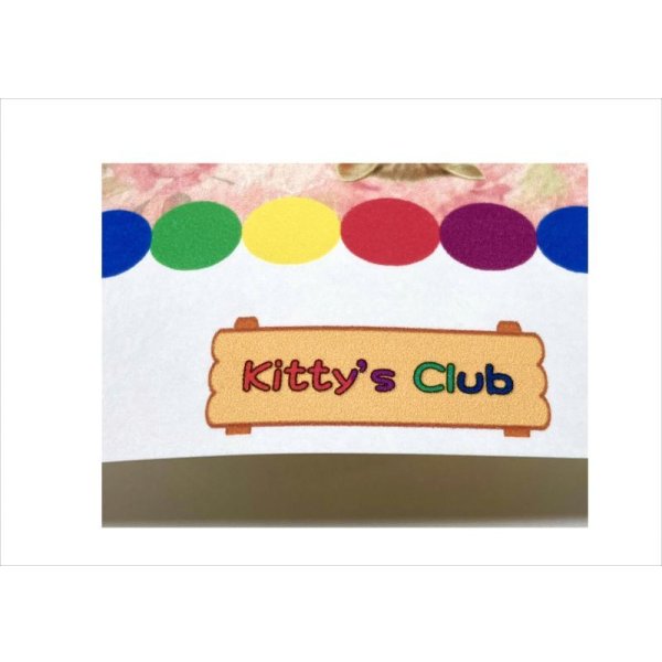 画像9: グラシン窓つき封筒入り*フラワーキャット*丸形48枚*光沢シール*オリジナル (9)