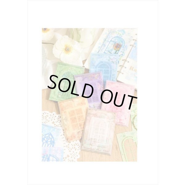 画像13: どこでも窓＊ブルー＊繊細なフレーム＊デザインカット＊10枚＊海外製 (13)