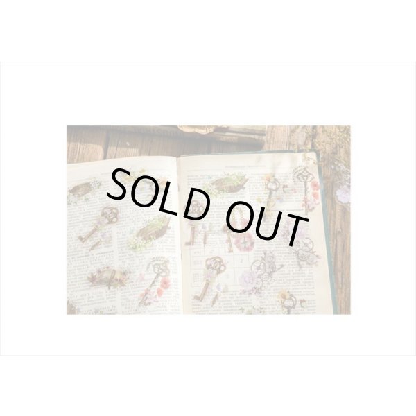 画像7: お花のラブソング＊フラワーキー＊PETシール＊30枚＊海外製 (7)