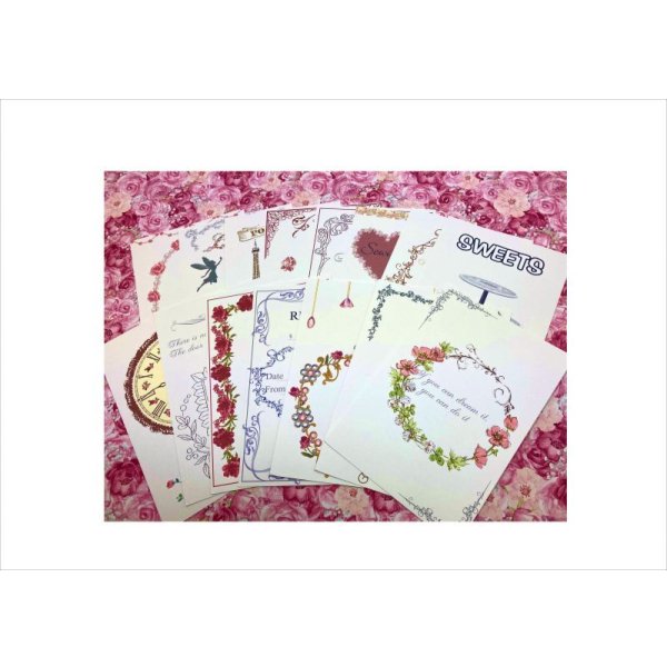 画像3: コラージュブックを作ろう♪＊台紙いろいろ♪３０枚＊オリジナル (3)