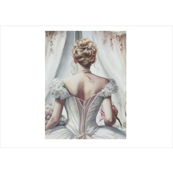 画像3: 両面印刷＊美しい女性＊カード＊６枚＊オリジナル (3)