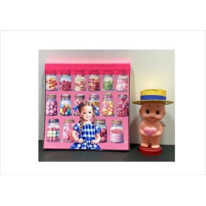 画像: キャンディボトルと女の子🍭＊正方形メモ帳＊54枚綴り＊オリジナル