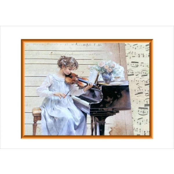 画像6: 小さな音楽家＊両面印刷＊メモ用紙＊ペーパーセット＊16枚＊オリジナル (6)