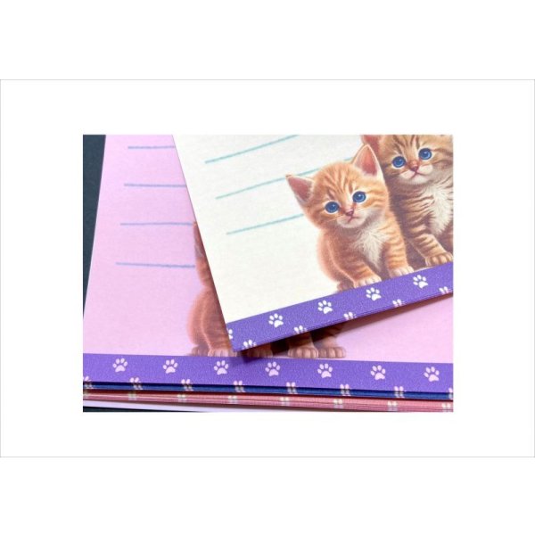 画像6: 特別価格♪ネコちゃん倶楽部＊なかよし＊2色のメモ帳＊60枚＊オリジナル (6)