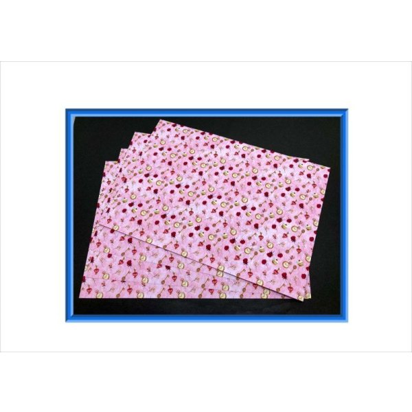 画像3: 両面印刷＊チェシャ猫＊不思議の国のアリス＊フォトマット紙＊4枚＊コラージュペーパー＊オリジナル (3)