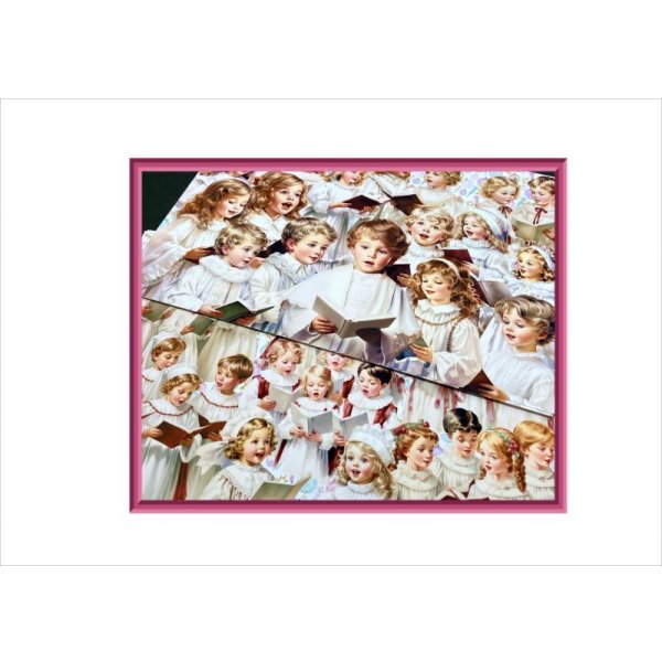 画像5: 天使の歌声＊聖歌隊＊２柄＊４枚＊コラージュペーパー＊オリジナル (5)