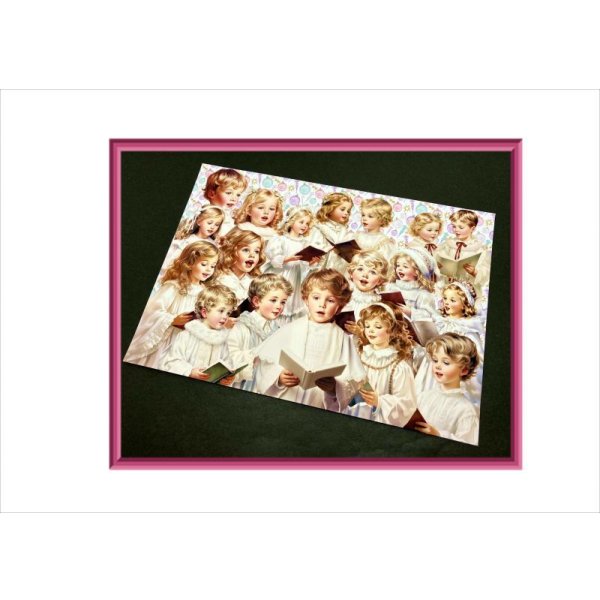 画像3: 天使の歌声＊聖歌隊＊２柄＊４枚＊コラージュペーパー＊オリジナル (3)