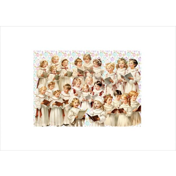 画像14: 天使の歌声＊聖歌隊＊２柄＊４枚＊コラージュペーパー＊オリジナル (14)