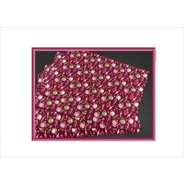 画像3: 両面印刷＊少女とクリスマスツリー＊🎄＊フォトマット紙＊4枚＊コラージュペーパー＊オリジナル (3)