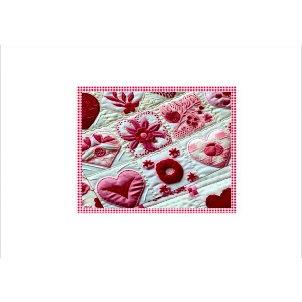 画像7: ミニ折り紙＊もこもこパッチワーク＊ハート＊ペーパーセット＊12枚＊オリジナル (7)