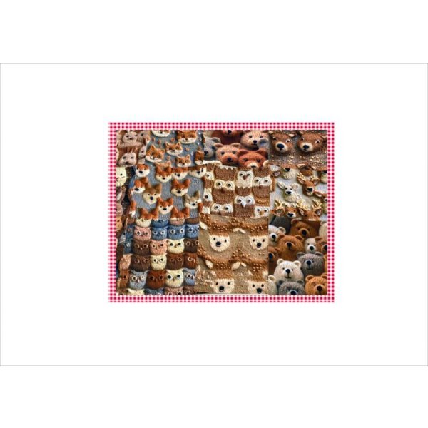 画像9: ミニ折り紙＊もこもこアニマル＊ペーパーセット＊12枚＊オリジナル (9)