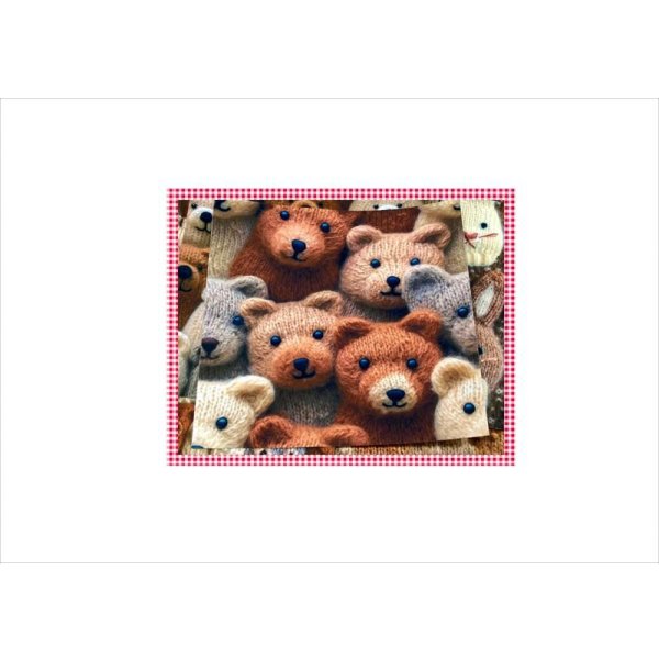 画像3: ミニ折り紙＊もこもこアニマル＊ペーパーセット＊12枚＊オリジナル (3)