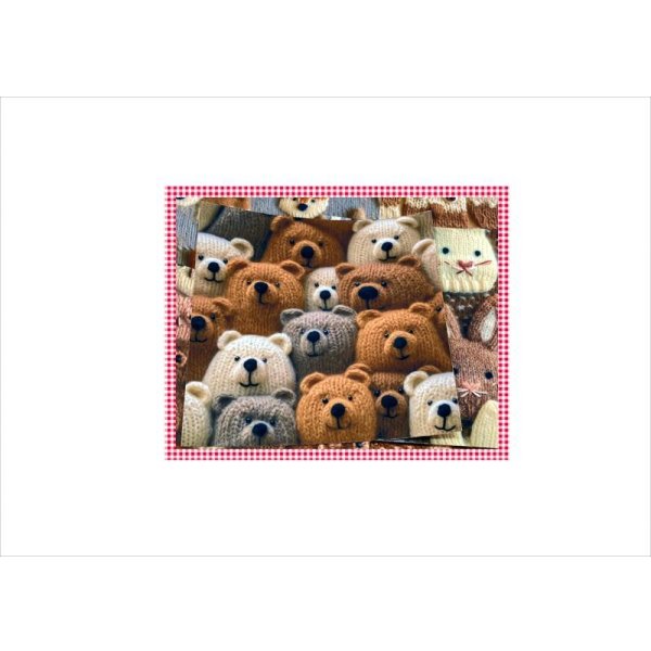 画像5: ミニ折り紙＊もこもこアニマル＊ペーパーセット＊12枚＊オリジナル (5)