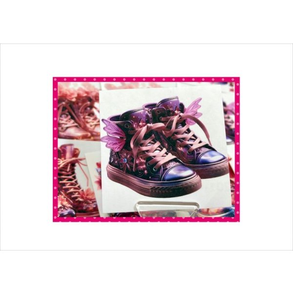 画像6: フェアリーブーツ*妖精の靴*カットシール*24枚*オリジナル (6)