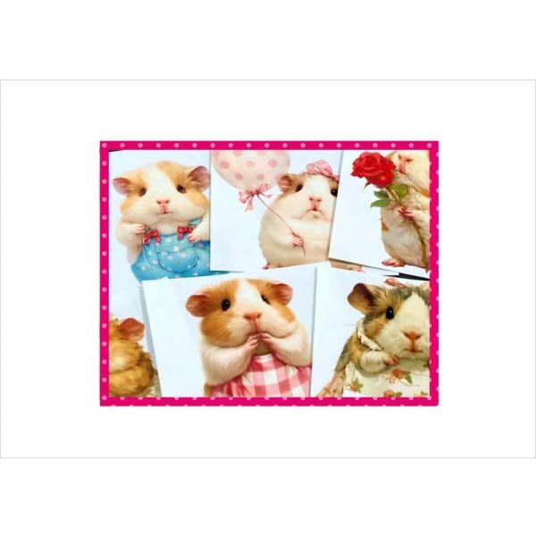 画像7: モルモット＊カットシール＊20枚＊オリジナル (7)